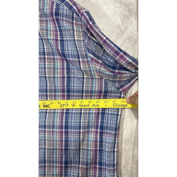 peter millar long sleeve button down Blue Multicolor Long Sleeve Men’s 2XL - Picture 4 of 11